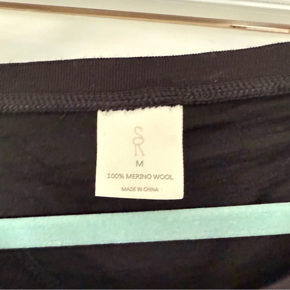 Classic Black Tank Swing Dress - 100% Merino - Picture 4 of 6